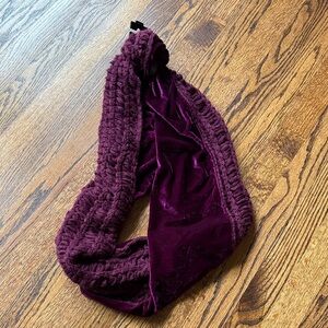 B18 Apt. 9 Women’s One Size Purple Cable Knot Velour Infinity Scarf